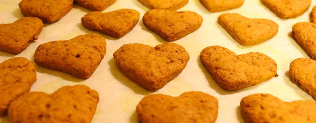 Biscotti vegani di farro con curcuma e cannella