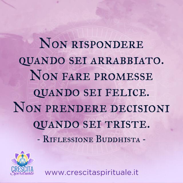 Riflessione Buddhista